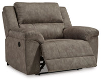 Laresview Zero Wall Wide Seat Recliner;Fossil