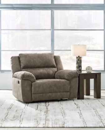 Laresview Zero Wall Wide Seat Recliner;Fossil