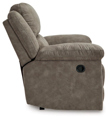 Laresview Zero Wall Wide Seat Recliner;Fossil