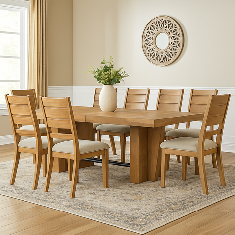 Kristiland Dining Room Set;Light Brown