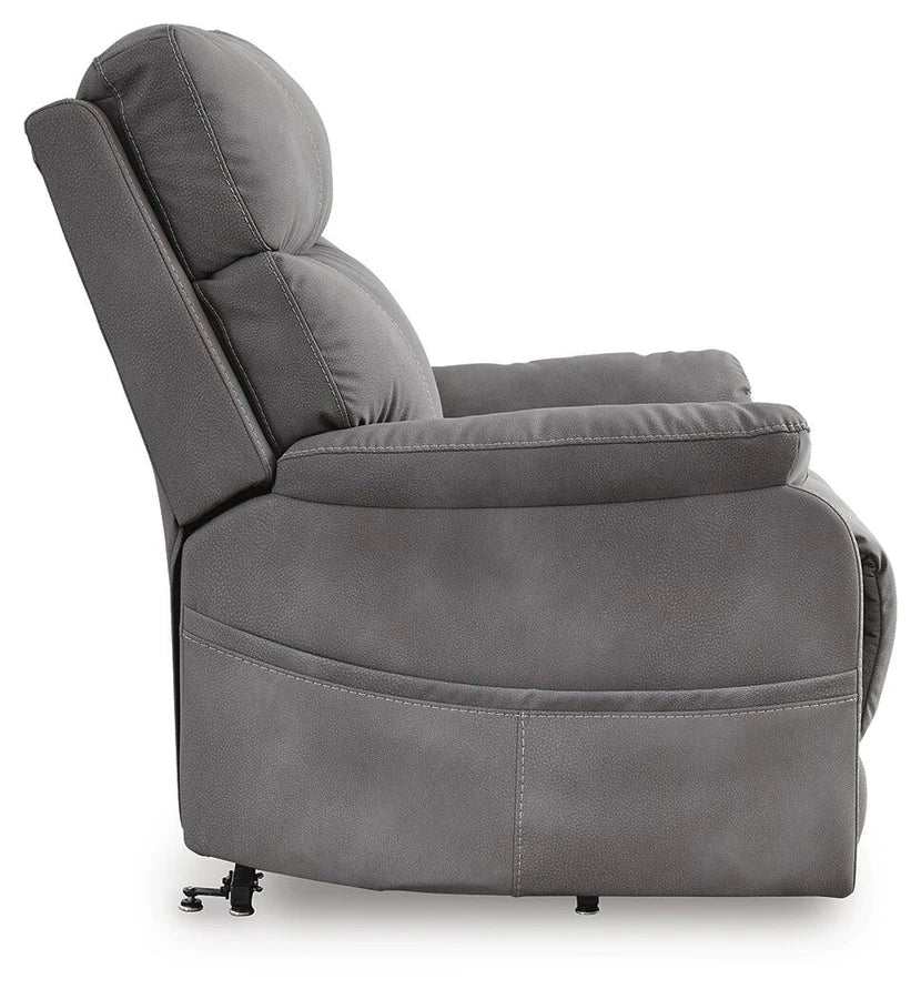 Next-Gen DuraPella Performance Fabric Power Lift Recliner;slate