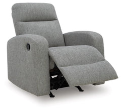 Moreau Place Rocker Recliner;Sterling