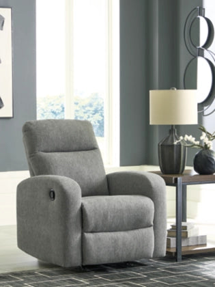 Moreau Place Rocker Recliner;Sterling