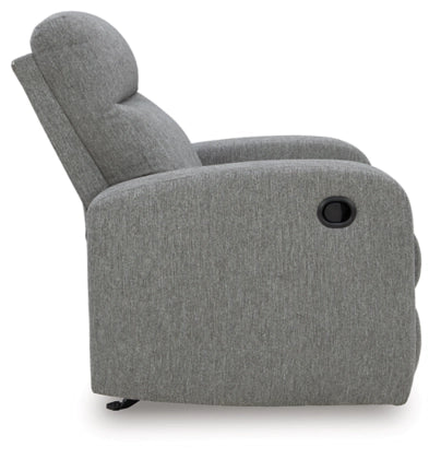 Moreau Place Rocker Recliner;Sterling