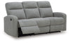 Moreau Recliner Sofa Set;Sterling