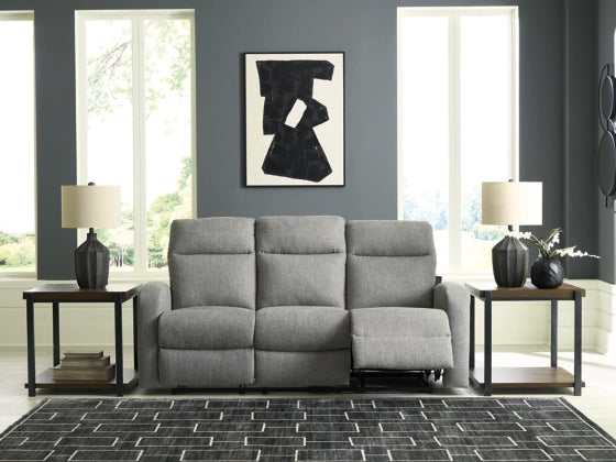 Moreau Place Reclining Sofa;Sterling