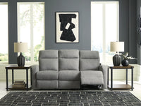 Moreau Place Reclining Sofa;Sterling