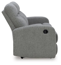 Moreau Place DBL Reclining Loveseat with Console;Sterling