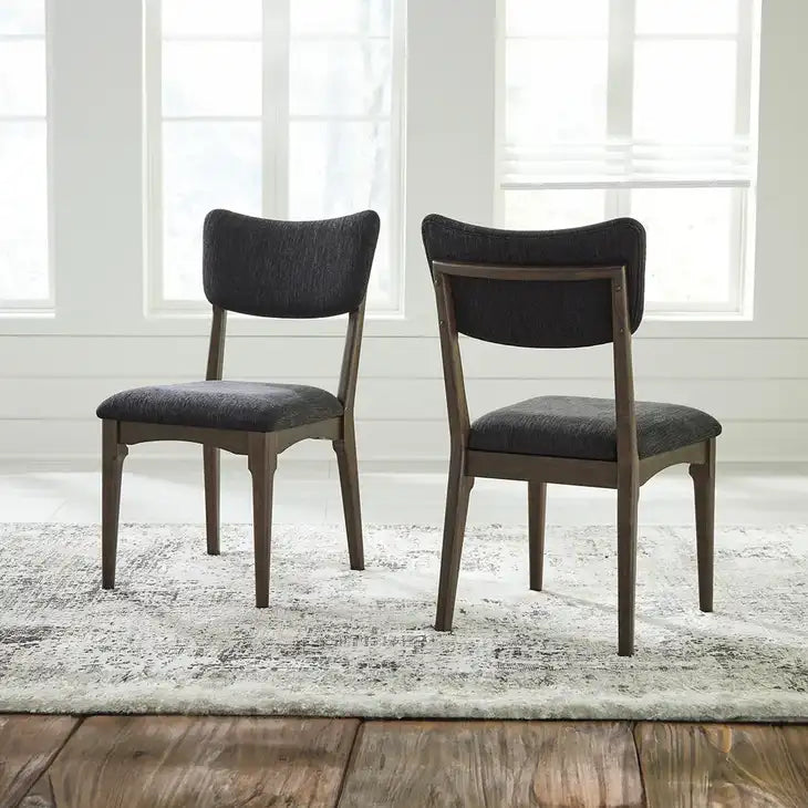 Korestone Dining Set With 6 Chairs; Dark Brown