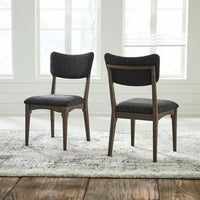 Korestone Dining Set With 6 Chairs; Dark Brown