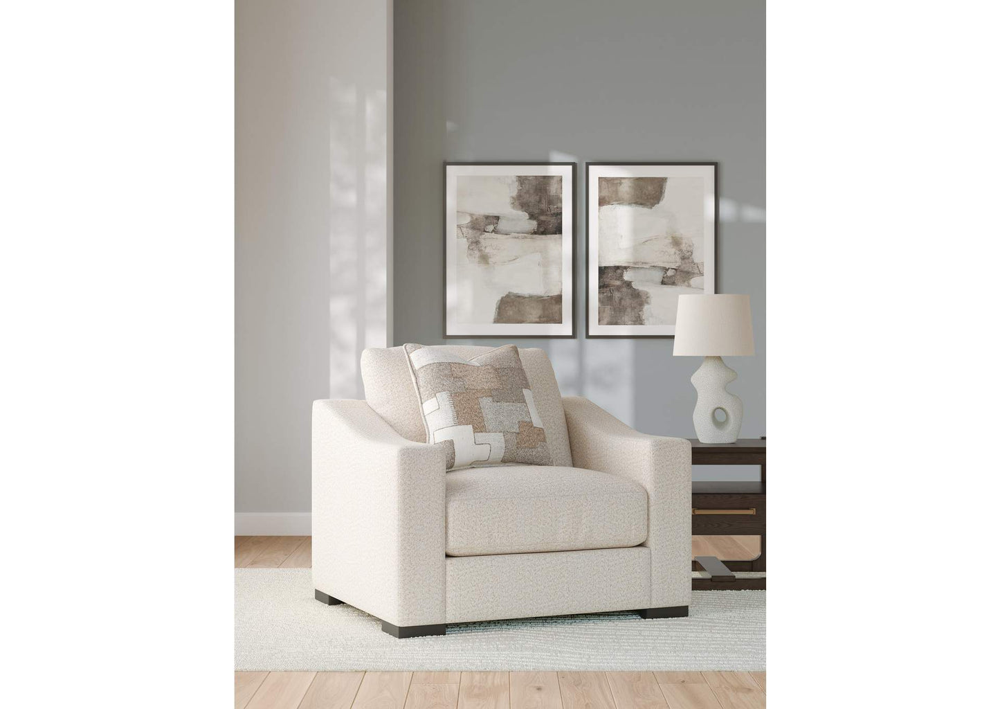Tildan Chair and a Half;Stucco
