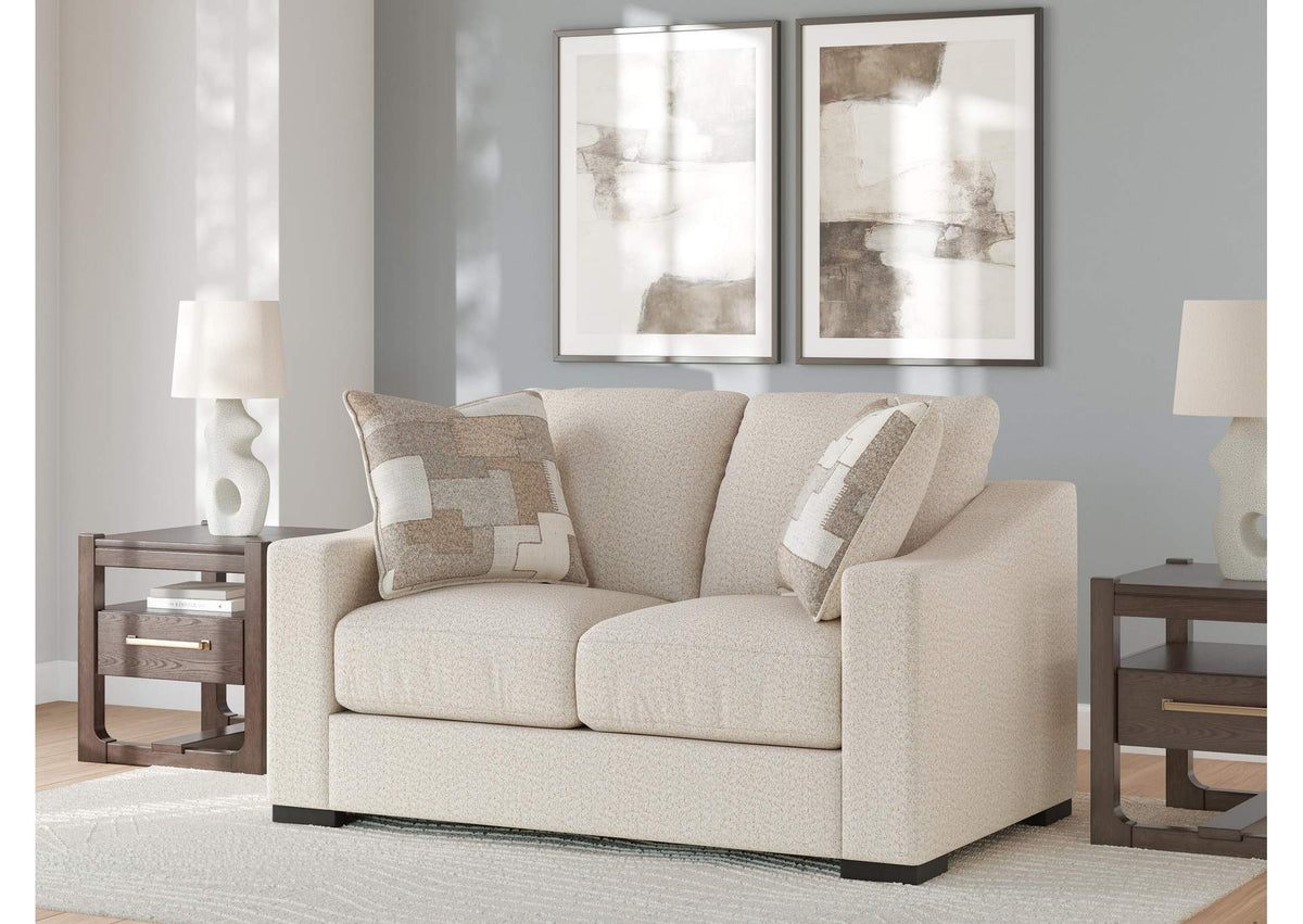 Tildan Loveseat;Stucco