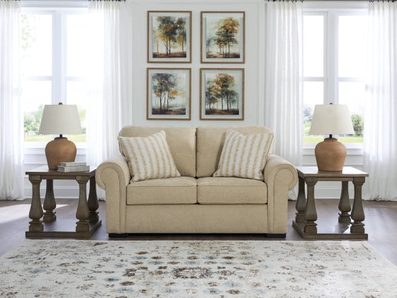 Lerason Loveseat;Quartz