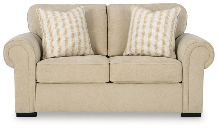 Lerason Loveseat;Quartz