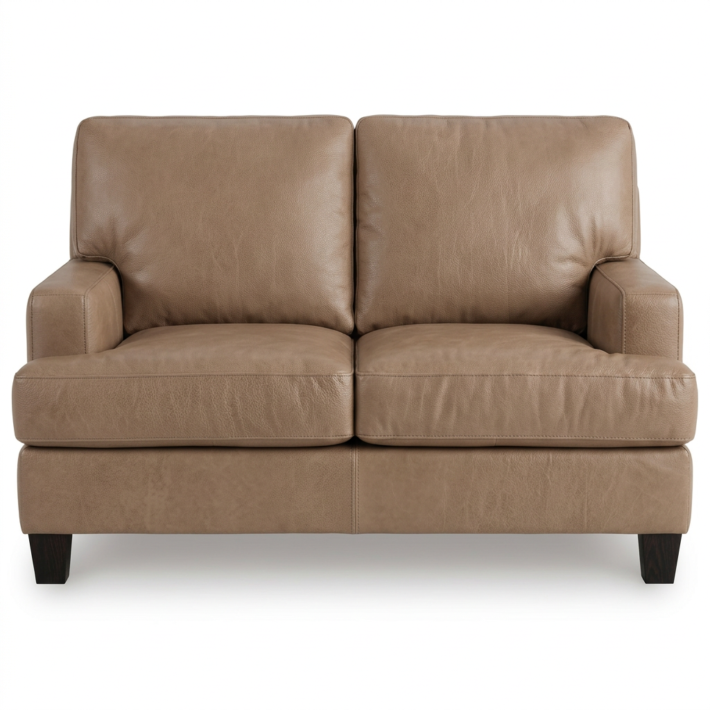 Cornet Pike Sofa and Loveseat; Toffee