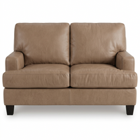 Cornet Pike Sofa and Loveseat; Toffee
