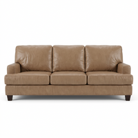 Cornet Pike Sofa and Loveseat; Toffee