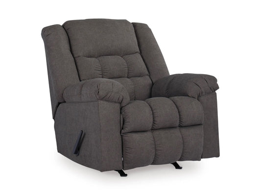 Kegler Rocker Recliner;Charcoal