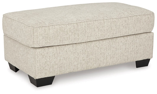 Heartcort Ottoman; Quartz