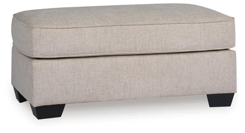 Modmax Oversized Accent Ottoman;Oyster