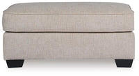 Modmax Oversized Accent Ottoman;Oyster