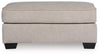 Modmax Oversized Accent Ottoman;Oyster