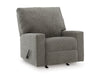 Newellen Rocker Recliner;Greystone