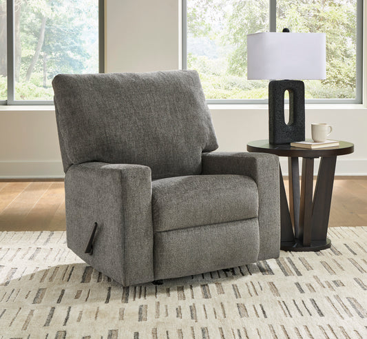 Newellen Rocker Recliner;Greystone