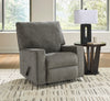 Newellen Rocker Recliner;Greystone