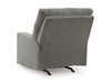 Newellen Rocker Recliner;Greystone