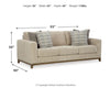 Parklynn Sofa, Loveseat and Oversized Chair
