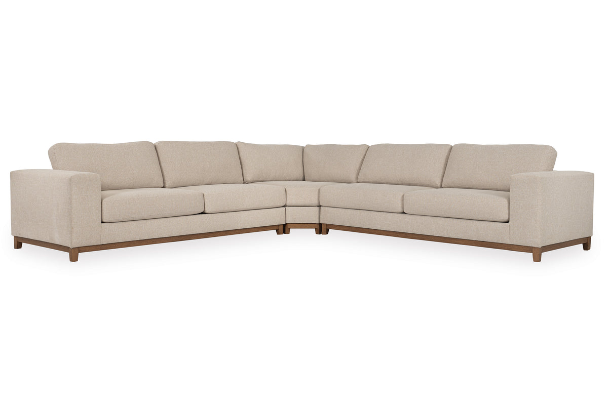 Imperial Estates 3-Piece Sectional;Jute