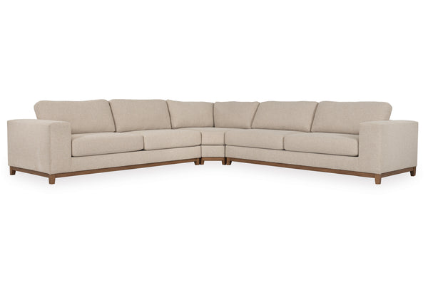 Imperial Estates 3-Piece Sectional;Jute