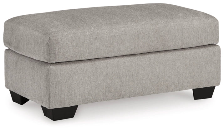 Avenal Park Ottoman;Flannel
