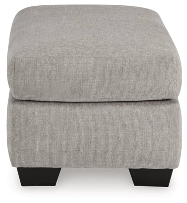Avenal Park Ottoman;Flannel