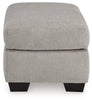 Avenal Park Ottoman;Flannel
