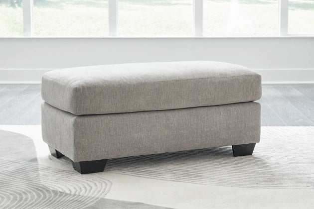 Avenal Park Ottoman;Flannel