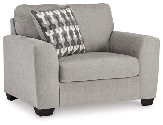 Avenal Park Chair and a Half;Flannel