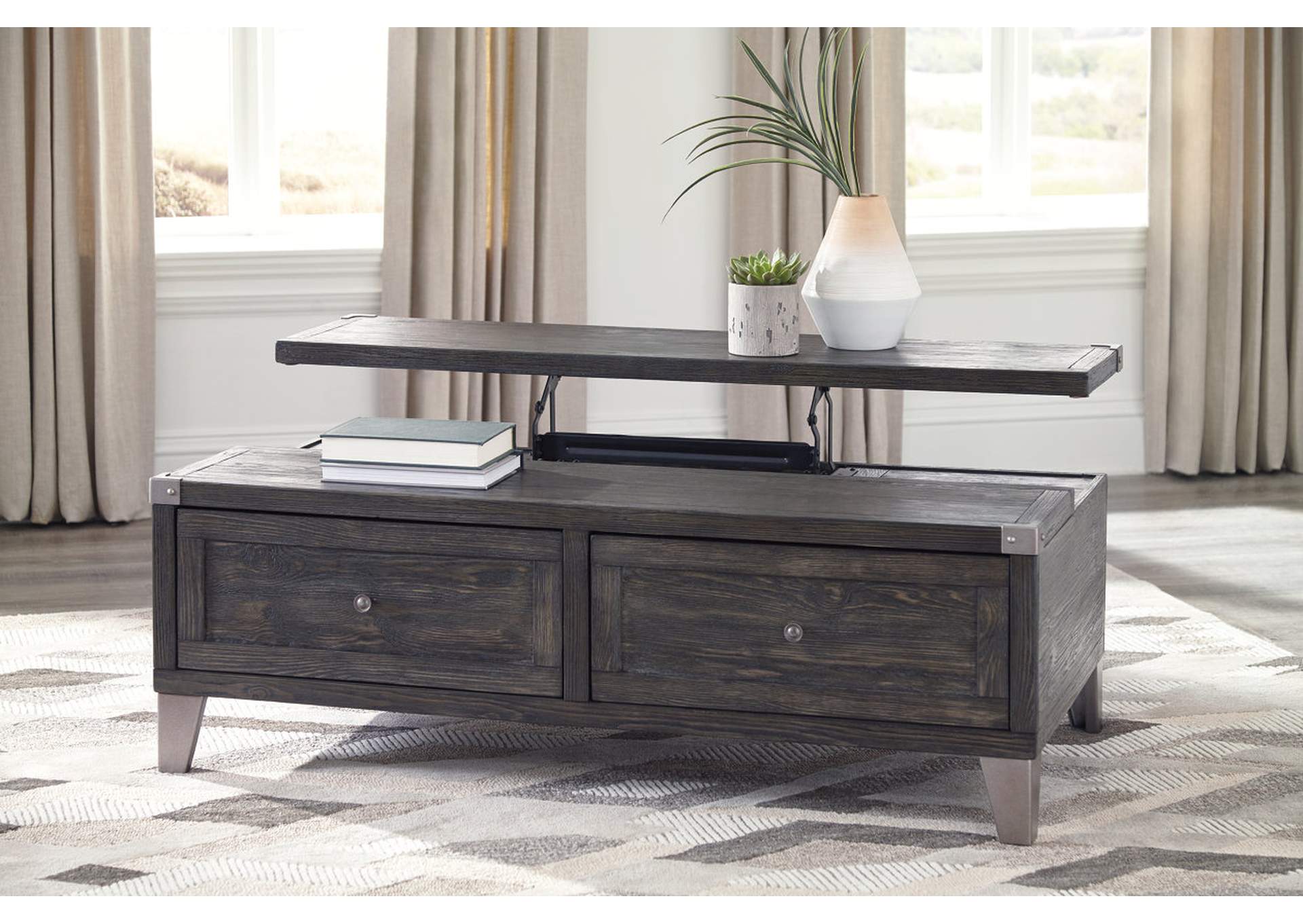 Todoe Coffee Table with Lift Top - Ashley Furniture - Brunei