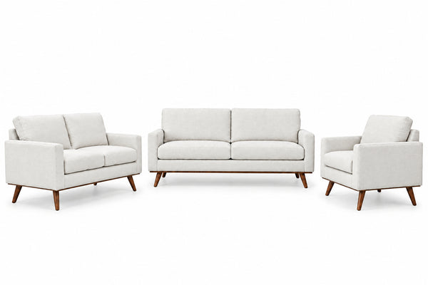 Crofton Heights Sofa Set;Chalk