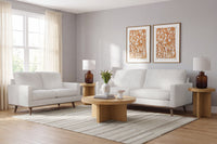 Crofton Heights Sofa Set;Chalk