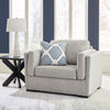 Evansley Chair and A Half; Pewter
