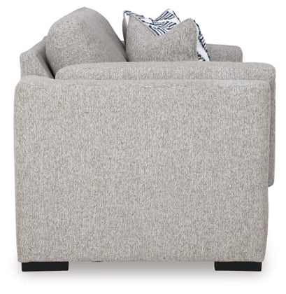 Evansley Loveseat; Pewter