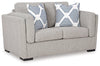 Evansley Loveseat;Pewter
