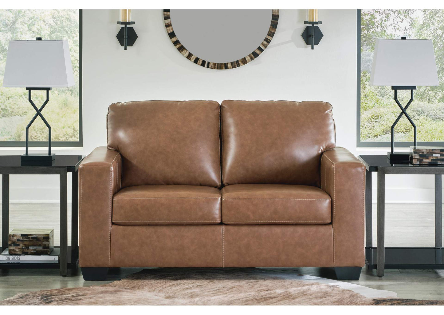 Bolsena Recliner Sofa Set;Caramel