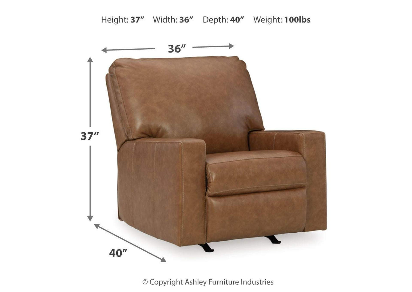 Bolsena Recliner Sofa Set;Caramel