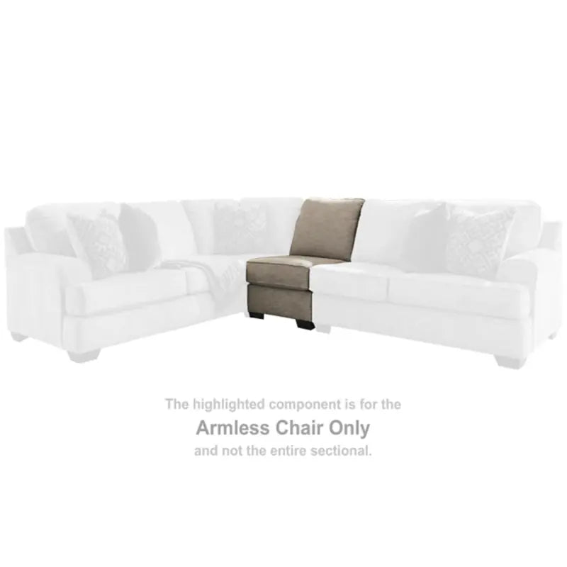 Bovarian Armless Chair - Ashley Furniture - Brunei