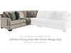 Bovarian Left-Arm Facing Sofa with Corner Wedge