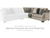 Bovarian Right-Arm Facing Sofa with Corner Wedge