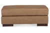 Lombardia Leather Ottoman